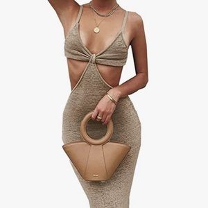 Cut out midi dress NWOT